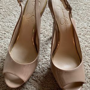 Jessica Simpson sling back pumps